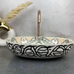 Custom made Oval handmade basin sink - artisan bathroom vessel wash hand sink - Image 4