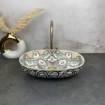 Custom made Oval handmade basin sink - artisan bathroom vessel wash hand sink - Image 8