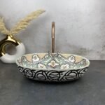 Custom made Oval handmade basin sink - artisan bathroom vessel wash hand sink - Image 7