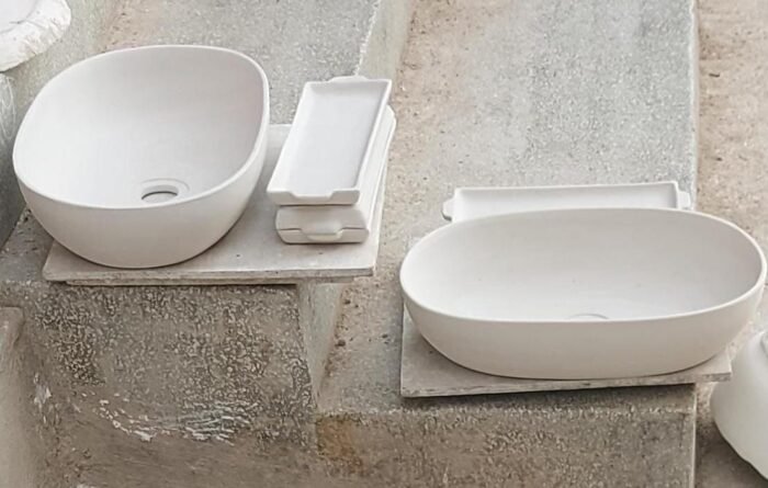 Oval Ceramic Wash Basin-Moroccan Bath Sink-Oval Pottery Basin-Vanity Sink-Hand Painted Basin-Oval Ceramic Tub-Clay Sinks-Bathroom Renovation - Image 8