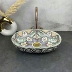 Custom made Oval handmade basin sink - artisan bathroom vessel wash hand sink