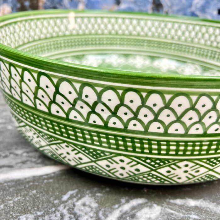 Serene Verde Custom Made Green Ceramic Bathroom Basin - Ceramic Bathroom Vanity Centerpiece for Eco-Friendly Decor - Vessel Sink - Image 8