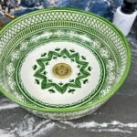 Serene Verde Custom Made Green Ceramic Bathroom Basin - Ceramic Bathroom Vanity Centerpiece for Eco-Friendly Decor - Vessel Sink - Image 10